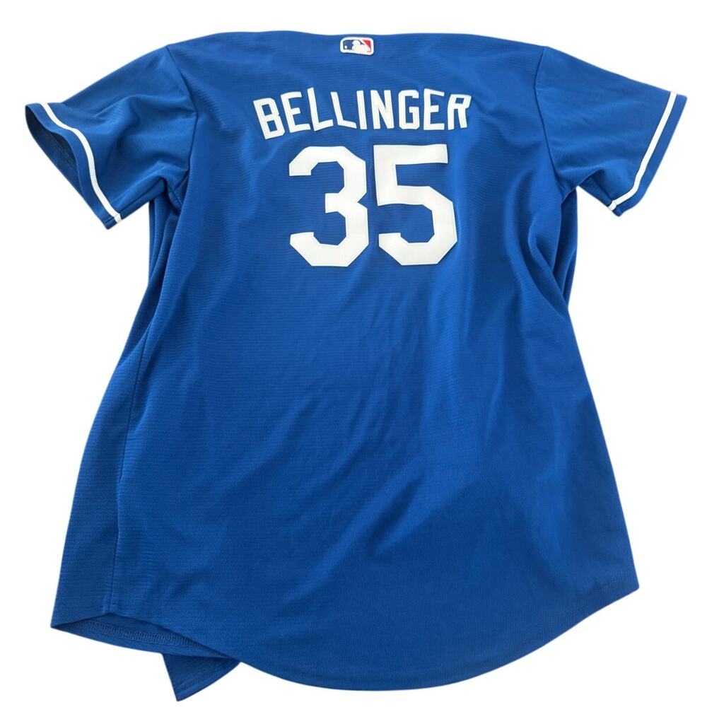 Nike LA Dodgers Cody Bellinger #35 Jersey Youth L 14-16 Blue MLB Genuine - Picture 5 of 6